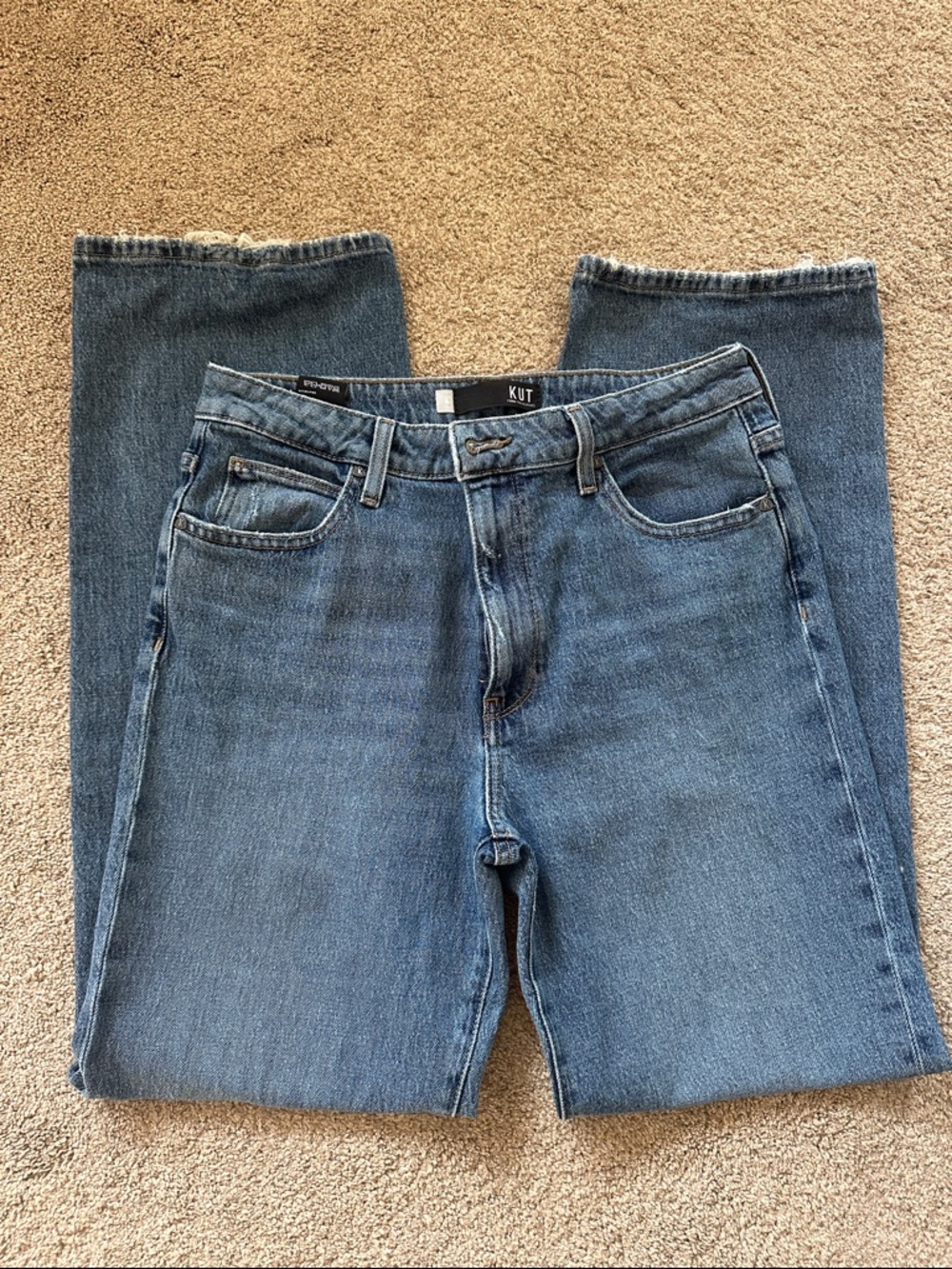 Kut from the Kloth Men's Medium Blue Straight-Leg Jeans